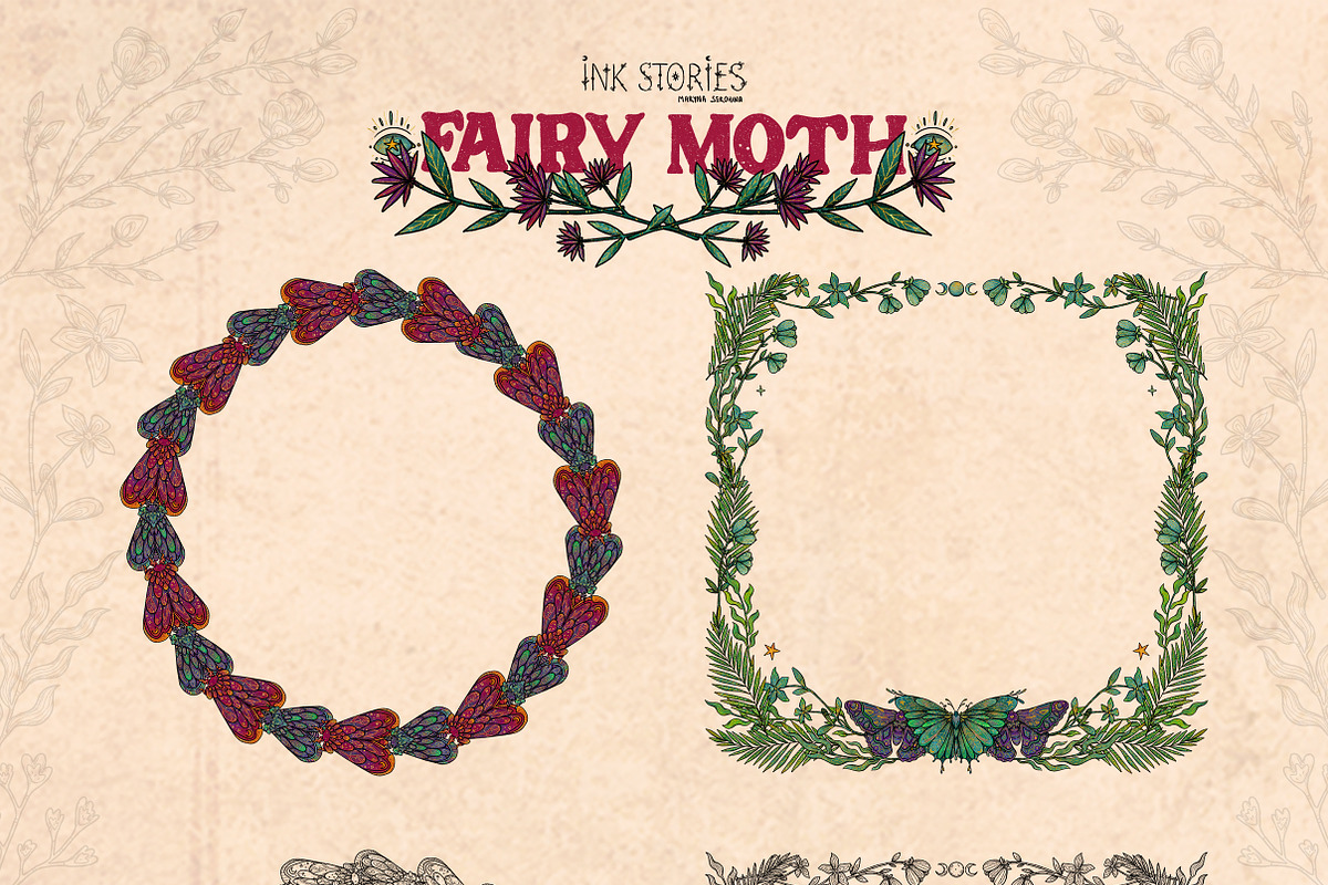 Fairy Moth, an Animal Illustration by Ink Stories (Photo 20 of 27)
