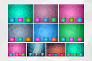 40 Polygon Backgrounds + 2 Free, a Pattern Graphic by Lunar Designs (Thumbnail 2 of 6)