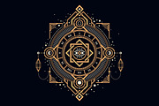 Sacred Geometry, a Pattern Graphic by Leonid Zarubin (Thumbnail 2 of 9)
