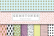 Gemstones Backgrounds, a Pattern Graphic by Clover & Lilly (Thumbnail 3 of 5)
