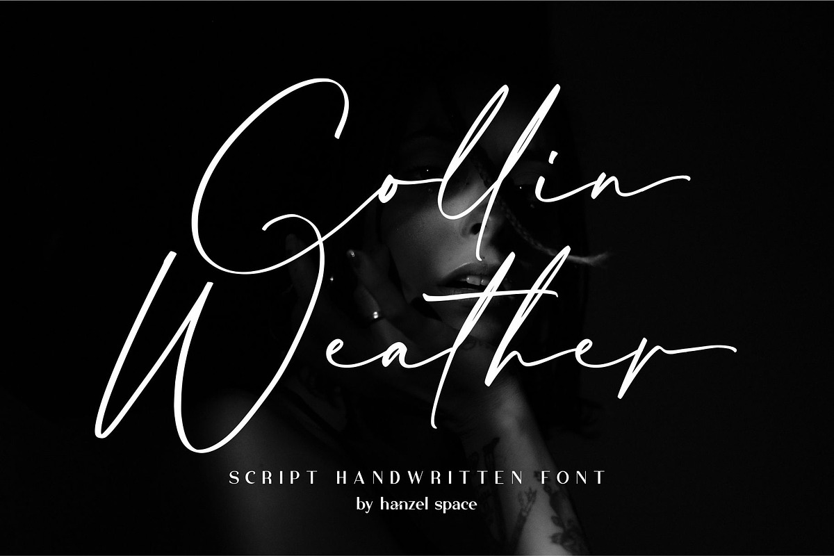 Collin Weather | Handwritten Font, a Script Font by HanzelSpace Studio (Photo 1 of 10)