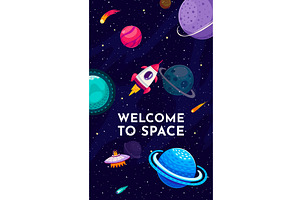 Welcome To Space Banner