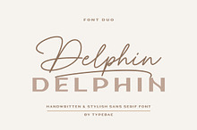 Delphin - Chic Font Duo