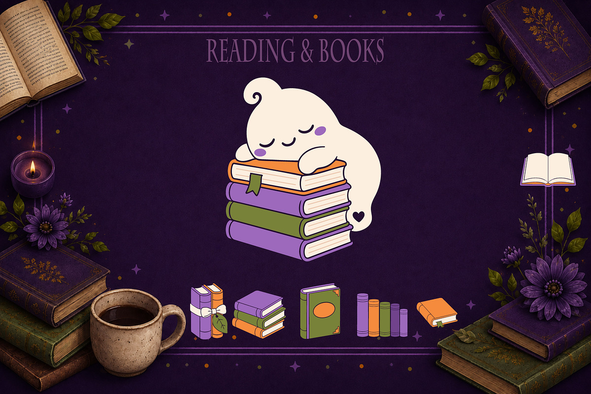 49 Cozy Halloween Ghost Illustration, a Seasonal Illustration by Christine Krahl (Photo 8 of 18)