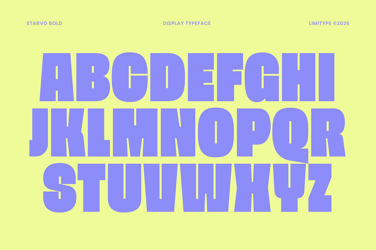 Starvo - Bold Condensed Font, a Sans Serif Font by limitype (Photo 6 of 10)