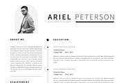 Resume Template / CV, a Resume Template by Peunayah (Thumbnail 5 of 8)