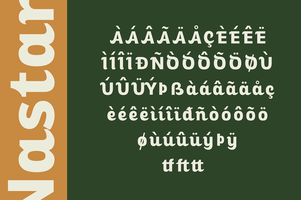 Nastar – A Playful Display Font, a Serif Font by overlaytemplates (Photo 5 of 5)