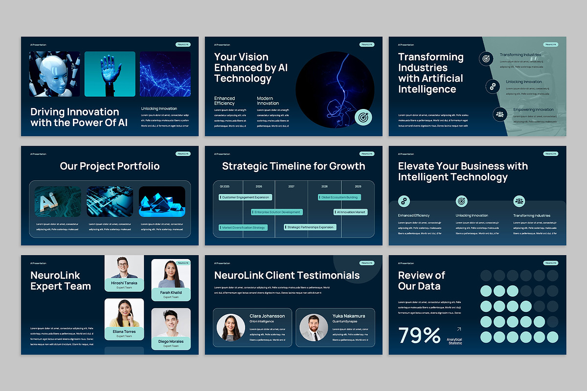 Artificial Intelligence GS, a Presentation Template by rgbryand (Photo 3 of 7)