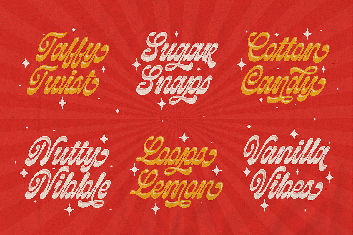 Thiquila - Layered Retro Script Font, a Script Font by Abbasy Studio (Photo 6 of 7)