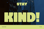 Turn Burn Font | Bold Retro Display, a Sans Serif Font by Koplexs Studio (Thumbnail 5 of 10)