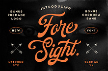 Foresight Font + Logo Template