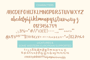 Tinyboppy Handwritten Brush Typeface