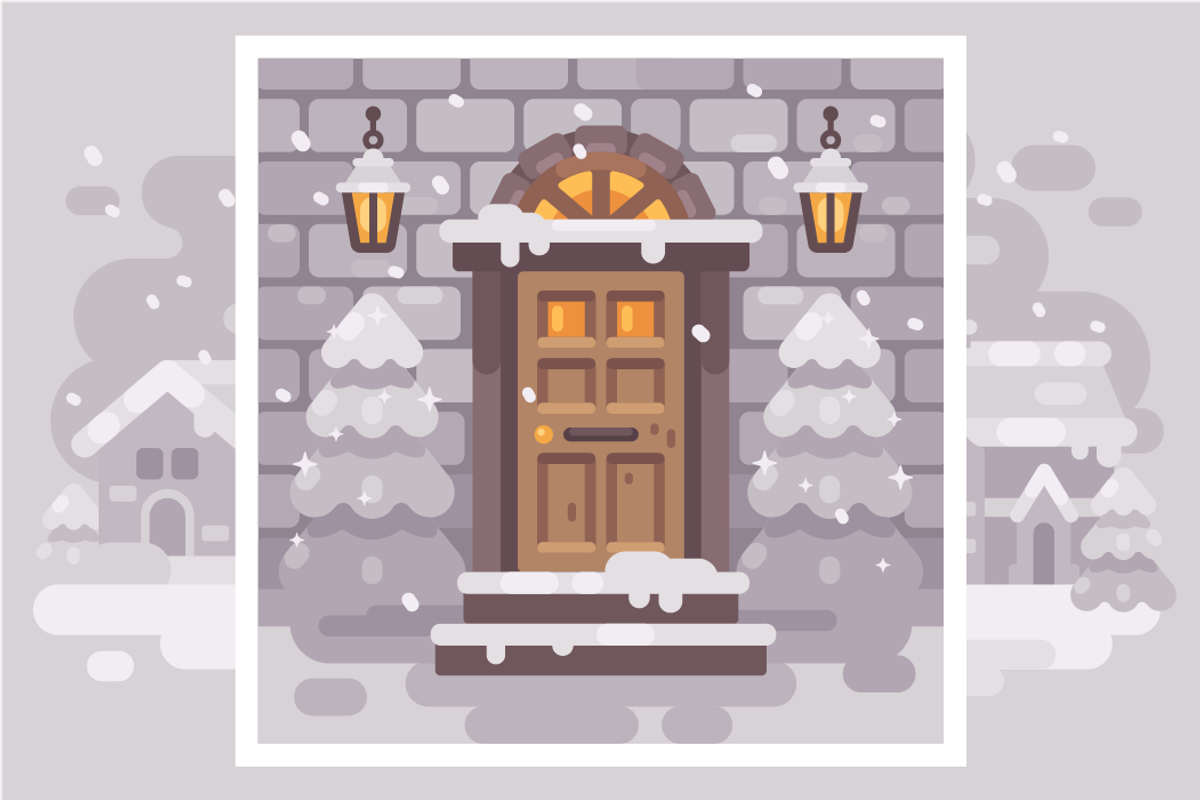Winter porches, a Decorative Illustration by Ivan Dubovik (Photo 2 of 7)