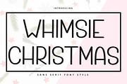 Whimsie Christmas, a Sans Serif Font by FreshTypeINK (Thumbnail 1 of 8)