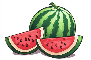 Juicy Watermelon Slices Summer Fruit, a Food & Drink Photo by Pixeness Studio