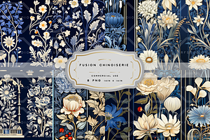 FUSION CHINOISERIE. Seamless Pack
