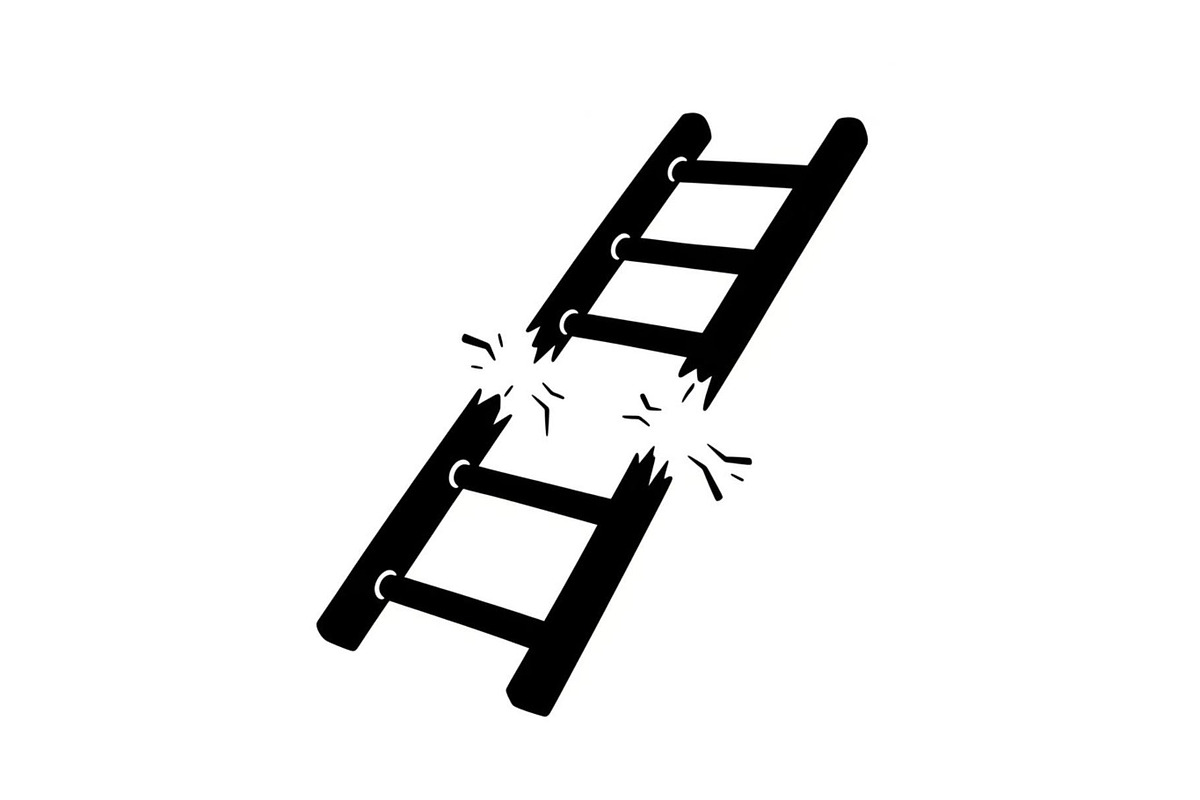 50 Broken Ladder Silhouette Bundle, an Illustration by Designs_River (Photo 14 of 51)