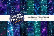 Mermaid Enchantment Digital Paper, a Texture Graphic by Dream Creation (Thumbnail 1 of 6)