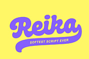 Reika Script, a Script Font by Andrey Sharonov (Thumbnail 1 of 17)