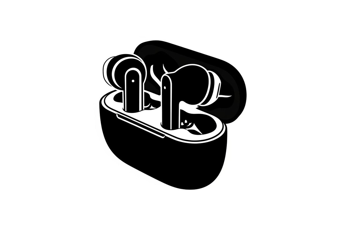 50 Wireless Earbuds Silhouette Icon, an Illustration by abu67222 (Photo 34 of 51)