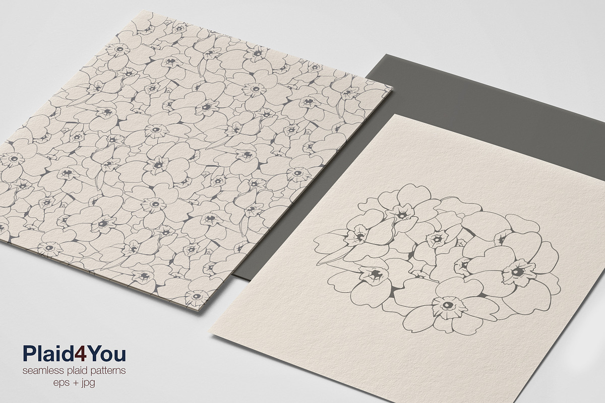 Floral Seamless Pattern Design, a Pattern Graphic by Plaid4You (Photo 14 of 16)