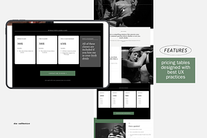 Doula Squarespace Website Template