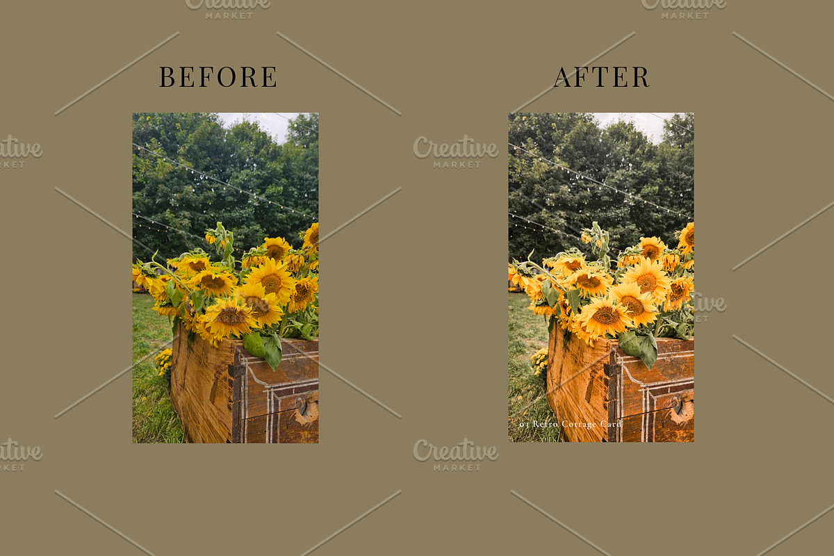 RUSTIC GARDEN EDITORIAL PRESETS, a Preset Add-On by Yulia Furman (Photo 5 of 8)