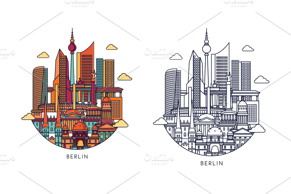 Europ famous cities, an Illustration by LisaKolbasa (Photo 3 of 9)