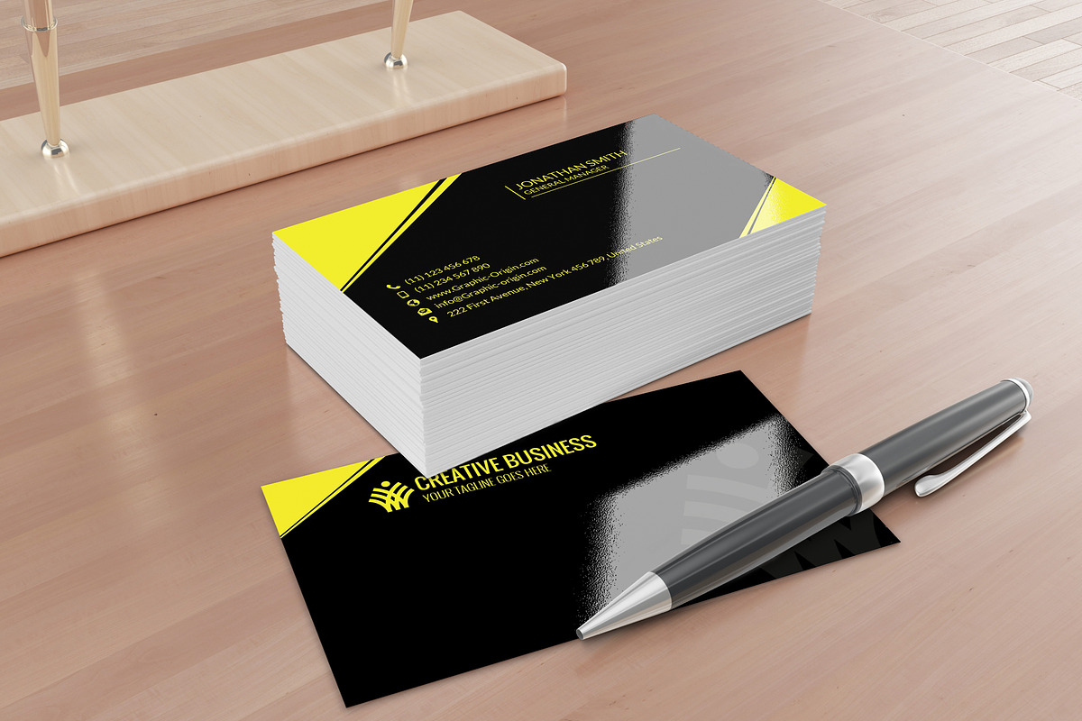 Business Card, a Business Card Template by Graphic Origin (Photo 2 of 3)