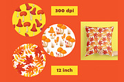 Fall Mushrooms Clipart and Patterns, a Pattern Graphic by Lagmar Design (Thumbnail 3 of 14)