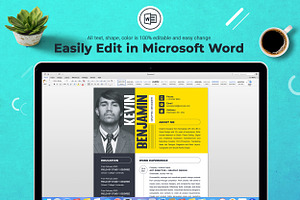 Editable Word CV Template - MS Word