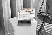 10 PSD Futuristic MacBook Mockup, a Mac Mockup by East Gallery (Thumbnail 5 of 10)