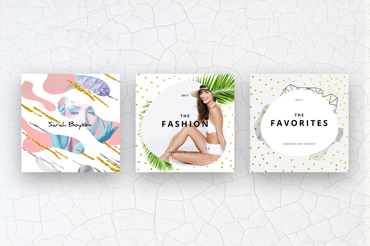 PATTERN Animated Instagram Posts, a Social Media Template by ShapeSlide (Photo 7 of 14)