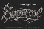 Chrome & Golden & Metal Text Effect, a Brushes & More by one-touch (Thumbnail 8 of 9)