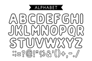 Cute Outline - Outline Font Types, a Font by KiddoGlyphs Studio (Thumbnail 3 of 4)