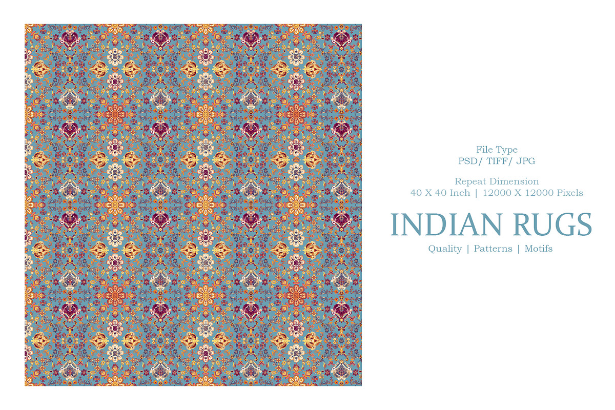 Indian Rugs luxury pattern