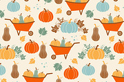 Happy Thanksgiving Patterns, a Pattern Graphic by EltaMaxArt (Thumbnail 3 of 8)