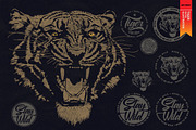 STAY WILD - Vector illustration, an Animal Illustration by Artistic & Unique (Thumbnail 1 of 11)
