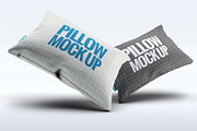 Fabric Pillow Mock-Up, a Product Mockup by Se٧enStudio (Thumbnail 2 of 7)