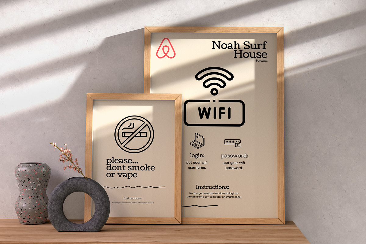 Airbnb Guest Book Canva template, a Templates & Theme by DeLaGranSiete (Photo 12 of 13)