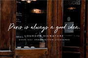 Lourdes Signature Handwritten Font, a Script Font by Mila Garret (Thumbnail 5 of 11)