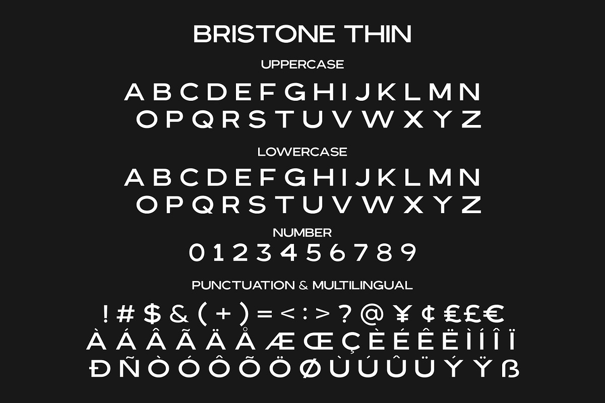 Bristone - Expanded Sans, a Sans Serif Font by Almarkhatype (Photo 12 of 18)