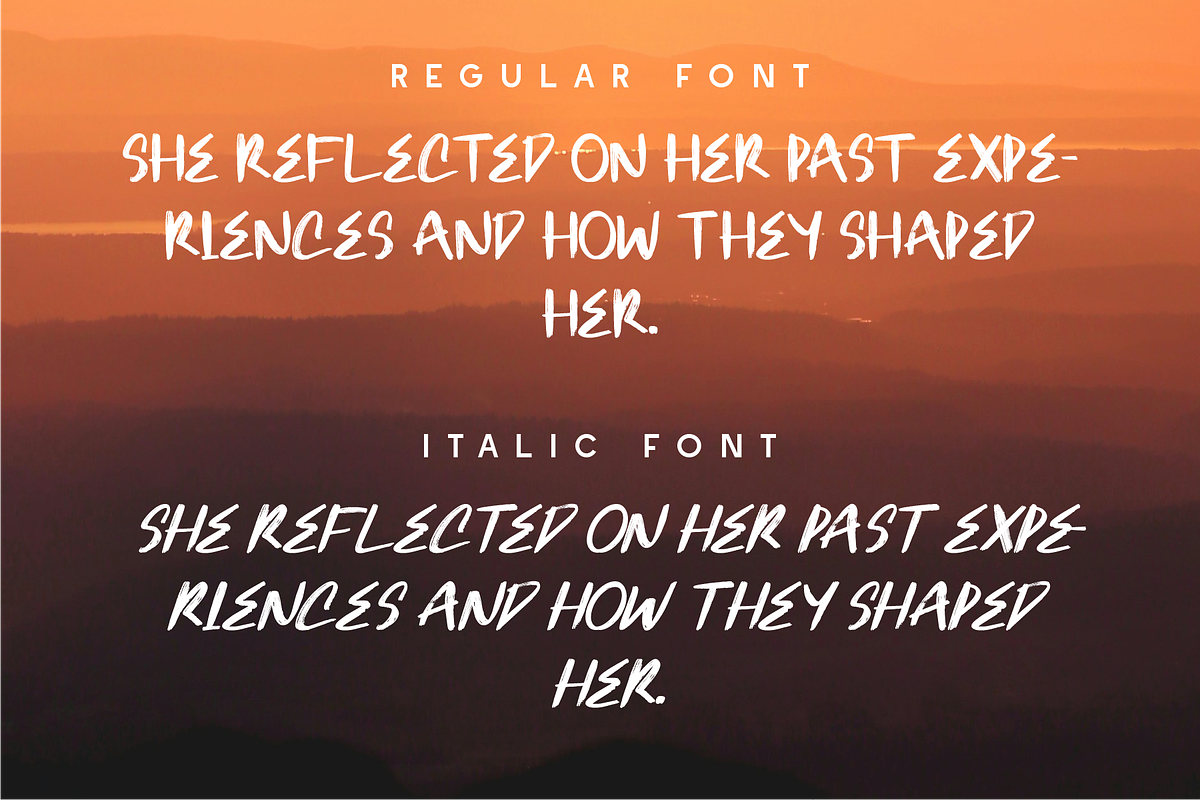 Vortex Stride - Brush Painting, a Script Font by Indotype Foundry (Photo 4 of 10)