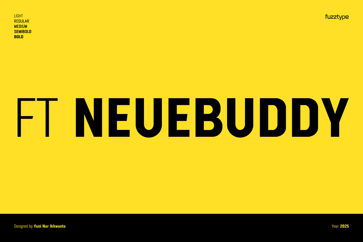 FT Neue Buddy - 5 Styles Sans Serif, a Sans Serif Font by fuzztype (Photo 1 of 15)