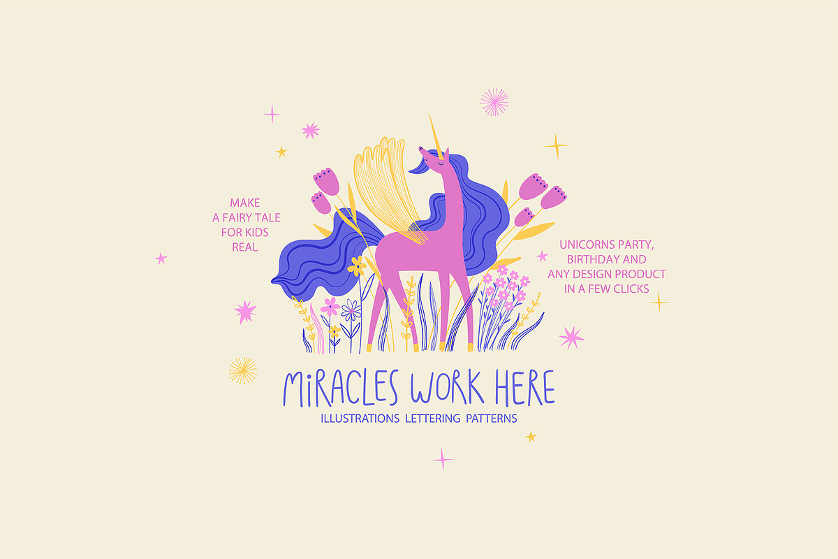 Miracles work here. Unicorns., an Animal Illustration by Annakniaz (Photo 1 of 14)