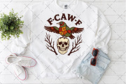 Patchwork F-Caw-F Raven PNG, an Illustration by Craft Nest (Thumbnail 3 of 6)