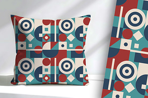 Retro Pattern with Circles Seamless, a Pattern Graphic by Sharon Schwalbe