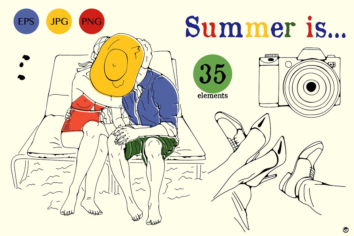 Summer is.., an Object Illustration by Olillia (Photo 5 of 5)