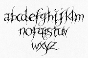 Cybersigilism Fonts, a Blackletter Font by Lilithcollageart (Thumbnail 5 of 11)
