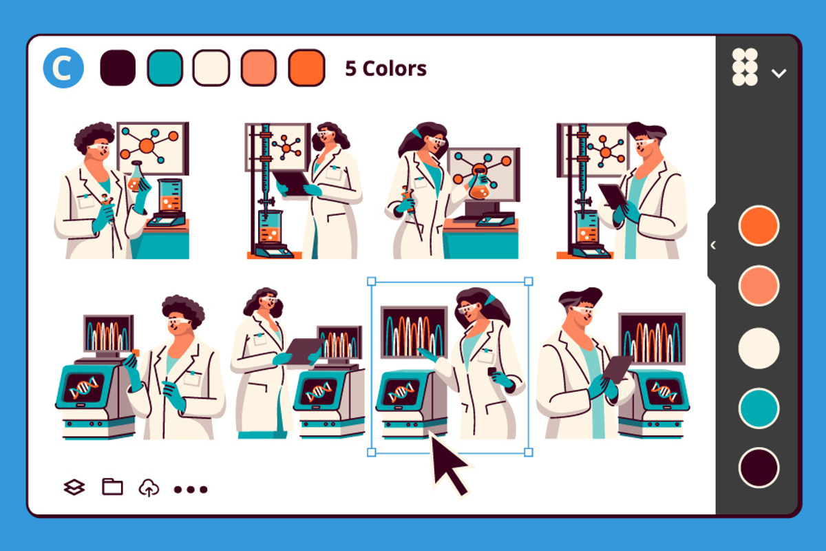 STEM Design Bundle | Figma Canva, a Presentation Template by Aurielaki Stock Images (Photo 3 of 3)